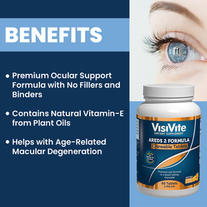 VisiVite AREDS 2 Chewable Tablets - 30 Day Supply