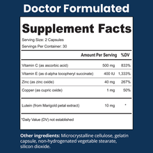 Load image into Gallery viewer, VisiVite AREDS Lutein Plus Eye Vitamin Formula - 30 Day Supply .