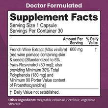 Load image into Gallery viewer, Reziva® Resveratol Supplement Formula