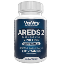 Load image into Gallery viewer, VisiVite AREDS 2 Zinc-Free White Eye Vitamin Formula - 30 Day Supply