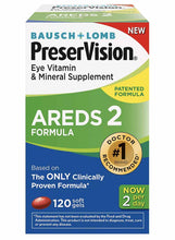 Load image into Gallery viewer, SALE! PreserVision AREDS 2 - 120 Soft Gels - 60 Day Supply